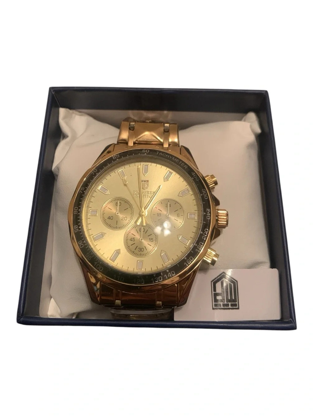 Brand new Montres Pristage Invicta 44m Gold Tone Men’s Watch